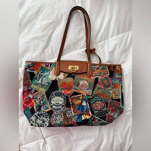 Salvatore Ferragamo Colorful Designer Tote Bag
